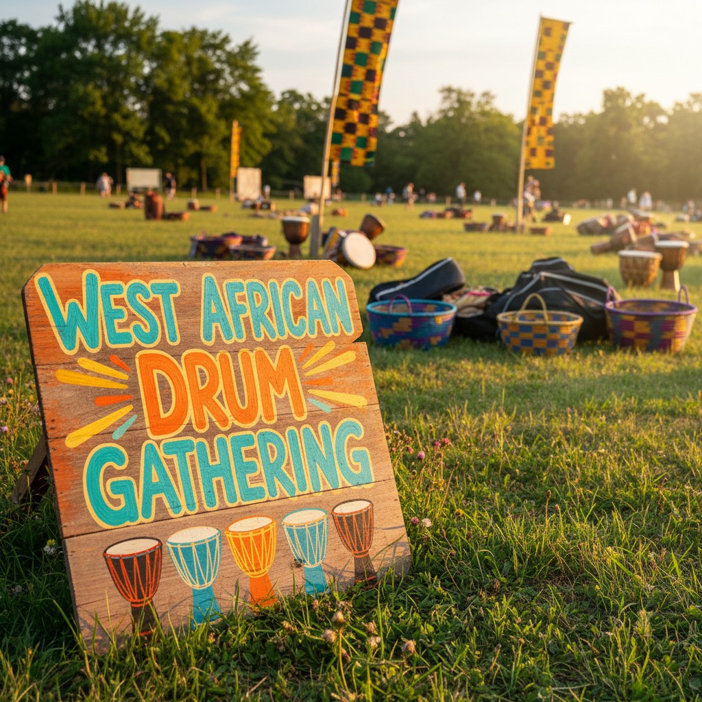 West African drumming